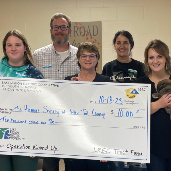 $20,250 awarded to local organizations by Lake Region Electric Cooperative