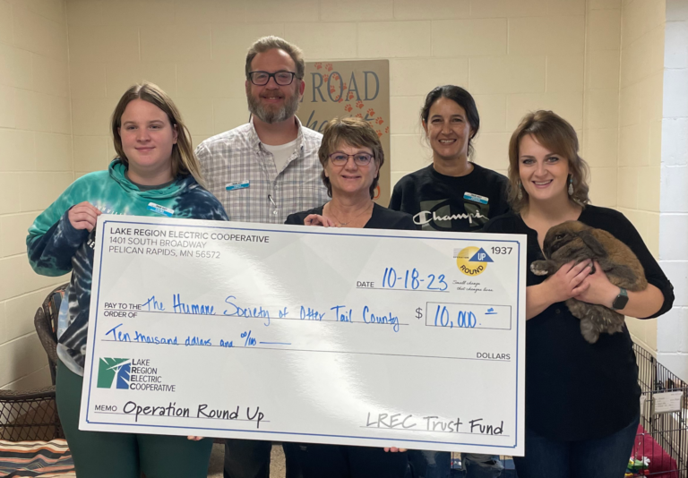 $20,250 awarded to local organizations by Lake Region Electric Cooperative