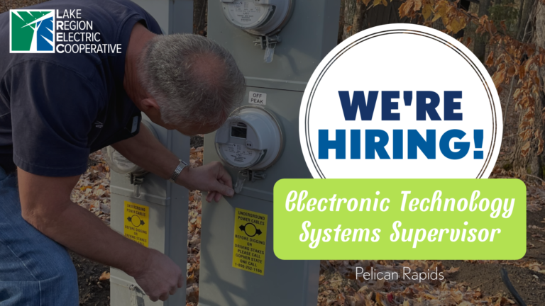 We’re hiring an electronic technology systems supervisor!